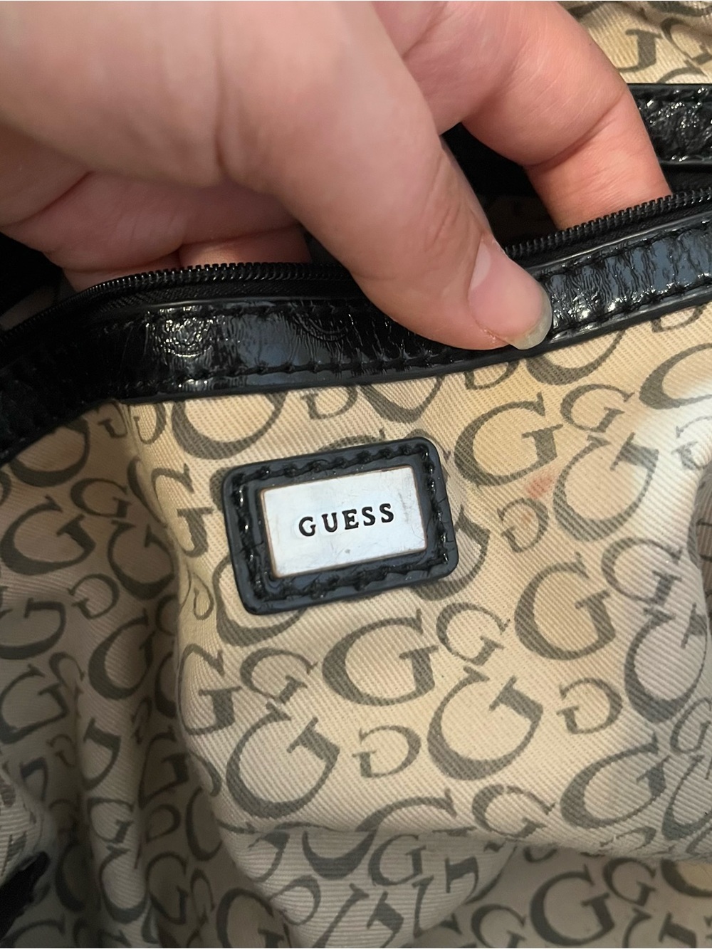 GUESS Black tote bag - Picture 8 of 12